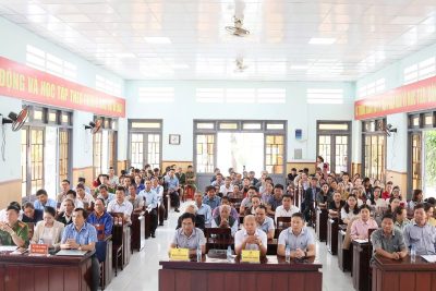 CỬ TRI XÃ TRƯỜNG GIANG GỬI GẮM NGUYỆN VỌNG VÀO CÁC ỨNG CỬ VIÊN ĐẠI BIỂU HĐND TỈNH