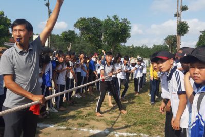 THCS Tịnh Giang: Tổ chức Ngày hội “Trò chơi dân gian” 26/3/2021