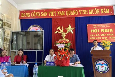 HỘI NGHỊ CÁN BỘ, VIÊN CHỨC NĂM HỌC 2024-2025