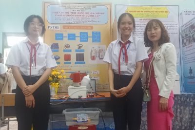 TRƯỜNG THCS TỊNH GIANG ĐẠT GIẢI BA CUỘC THI KHKT CẤP TỈNH